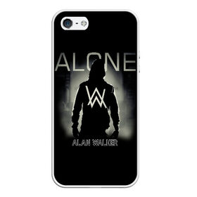 Чехол для iPhone 5/5S матовый с принтом Alan Walker в городе Новоалтайск, Силикон | Область печати: задняя сторона чехла, без боковых панелей | alan | alone | darkside | different | dj | faded | house | k 391 | live | music | olav | remix | techno | walker | walkers | walkzz | world | алан | диджей | техно | уокер