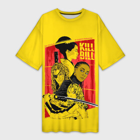 Платье-футболка 3D с принтом Убить Билла в городе Новоалтайск,  |  | kill bill | quentin tarantino | квентин | невеста | постер тарантино | тарантино | тарантино 2019 | тарантино голливуд | ума турман