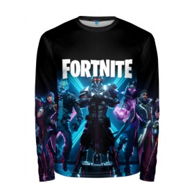 Мужской лонгслив 3D с принтом FORTNITE 10 СЕЗОН в городе Новоалтайск, 100% полиэстер | длинные рукава, круглый вырез горловины, полуприлегающий силуэт | 10 сезон | fortnite | фортнайт