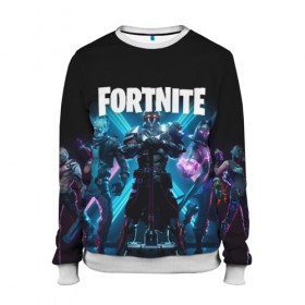 Женский свитшот 3D с принтом FORTNITE 10 СЕЗОН в городе Новоалтайск, 100% полиэстер с мягким внутренним слоем | круглый вырез горловины, мягкая резинка на манжетах и поясе, свободная посадка по фигуре | 10 сезон | fortnite | фортнайт