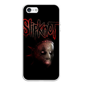 Чехол для iPhone 5/5S матовый с принтом Slipknot Jay в городе Новоалтайск, Силикон | Область печати: задняя сторона чехла, без боковых панелей | band | creepy | drum | drummer | jay | mask | metal | rock | scary | slipknot | слипкнот