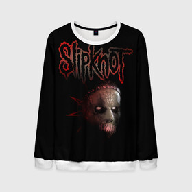 Мужской свитшот 3D с принтом Slipknot Jay в городе Новоалтайск, 100% полиэстер с мягким внутренним слоем | круглый вырез горловины, мягкая резинка на манжетах и поясе, свободная посадка по фигуре | band | creepy | drum | drummer | jay | mask | metal | rock | scary | slipknot | слипкнот