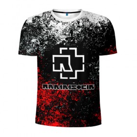 Мужская футболка 3D спортивная с принтом RAMMSTEIN в городе Новоалтайск, 100% полиэстер с улучшенными характеристиками | приталенный силуэт, круглая горловина, широкие плечи, сужается к линии бедра | lindemann | rammstein | рамштайн | тилль линдеманн