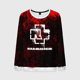 Мужской свитшот 3D с принтом RAMMSTEIN в городе Новоалтайск, 100% полиэстер с мягким внутренним слоем | круглый вырез горловины, мягкая резинка на манжетах и поясе, свободная посадка по фигуре | lindemann | rammstein | рамштайн | тилль линдеманн