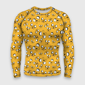 Мужской рашгард 3D с принтом Джейк в городе Новоалтайск,  |  | cartoon network | finn | jake | аdventure time | время приключений | джейк | катун | катун нетворк | ливнерог | марселин | пупырка | радугарог | финн