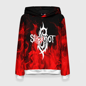 Женская толстовка 3D с принтом SLIPKNOT в городе Новоалтайск, 100% полиэстер  | двухслойный капюшон со шнурком для регулировки, мягкие манжеты на рукавах и по низу толстовки, спереди карман-кенгуру с мягким внутренним слоем. | corey taylor | mick thomson. | music | slipknot | we are not your kind | альтернативный метал | готик | грув метал | метал | музыка | ню метал | слипкнот | слипнот