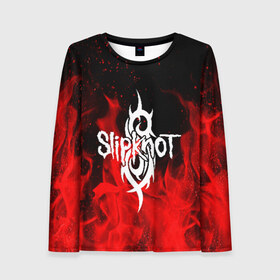 Женский лонгслив 3D с принтом SLIPKNOT в городе Новоалтайск, 100% полиэстер | длинные рукава, круглый вырез горловины, полуприлегающий силуэт | corey taylor | mick thomson. | music | slipknot | we are not your kind | альтернативный метал | готик | грув метал | метал | музыка | ню метал | слипкнот | слипнот
