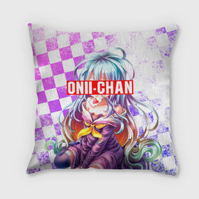 Подушка 3D с принтом ONNI-CHAN (Плашка переносная) в городе Новоалтайск, наволочка – 100% полиэстер, наполнитель – холлофайбер (легкий наполнитель, не вызывает аллергию). | состоит из подушки и наволочки. Наволочка на молнии, легко снимается для стирки | anime | game | life | manga | no game | no game no life | no life | onni chan | sempai | senpai | аниме | без игры без жизни | братишка | манга | семпай | сенпай