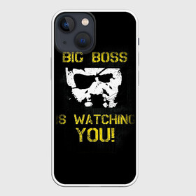 Чехол для iPhone 13 mini с принтом Metal Gear в городе Новоалтайск,  |  | big boss | gear | hideo kojima | konami | metal | mgs | mgs5 | raiden | snake | solid | большой босс | конами | мгс | металл | райден | снейка | твердый | хидео кодзима | шестерни