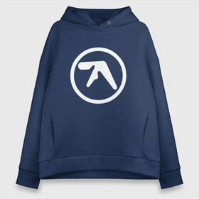 Женское худи Oversize хлопок с принтом Aphex Twin в городе Новоалтайск, френч-терри — 70% хлопок, 30% полиэстер. Мягкий теплый начес внутри —100% хлопок | боковые карманы, эластичные манжеты и нижняя кромка, капюшон на магнитной кнопке | intelligent dance music | драм энд бэйс | ричард дэвид джеймс | техно | эйсид | эмбиент