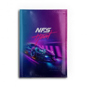 Обложка для автодокументов с принтом NEED FOR SPEED - HEAT (2019) в городе Новоалтайск, натуральная кожа |  размер 19,9*13 см; внутри 4 больших “конверта” для документов и один маленький отдел — туда идеально встанут права | Тематика изображения на принте: 2019 | auto | for | game | games | heat | logo | need | neon | nfs | racing | speed | symbol | tuning | авто | гонки | жажда | жара | игра | игры | лого | логотип | неон | нфс | символ | скорости | тепло | тюнинг | хеат | хит | хот