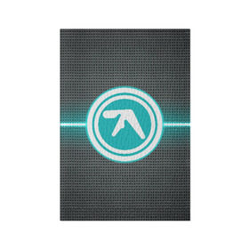 Обложка для паспорта матовая кожа с принтом Aphex Twin в городе Новоалтайск, натуральная матовая кожа | размер 19,3 х 13,7 см; прозрачные пластиковые крепления | Тематика изображения на принте: intelligent dance music | драм энд бэйс | ричард дэвид джеймс | техно | эйсид | эмбиент