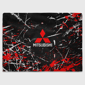 Плед 3D с принтом MITSUBISHI в городе Новоалтайск, 100% полиэстер | закругленные углы, все края обработаны. Ткань не мнется и не растягивается | Тематика изображения на принте: mitsubishi | sport | митсубиси | митсубиши | спорт