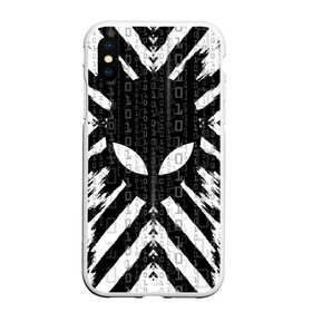 Чехол для iPhone XS Max матовый с принтом Alien в городе Новоалтайск, Силикон | Область печати: задняя сторона чехла, без боковых панелей | alien | area | matrix | moon | nasa | ufo | звезды | земля | зона 51 | код | космос | летающая тарелка | луна | марс | матрица | наса | нло | планета | пришелец