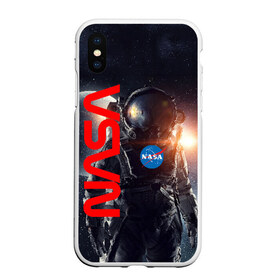 Чехол для iPhone XS Max матовый с принтом Nasa Apollo 16 в городе Новоалтайск, Силикон | Область печати: задняя сторона чехла, без боковых панелей | apollo 16 | apolo 16 | nasa | аполон 16 | наса | насса