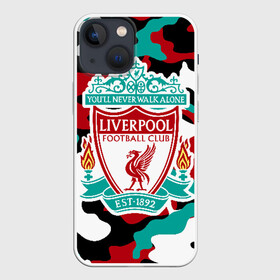 Чехол для iPhone 13 mini с принтом Ливерпуль в городе Новоалтайск,  |  | liverpool | liverpool fc | ynwa | you never walk alone | ливерпуль | фан ливерпуля | фанатская | футбол | футболист | футбольный клуб | энфильд