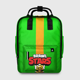 Женский рюкзак 3D с принтом РЮКЗАК BRAWL STARS LEON в городе Новоалтайск, 100% полиэстер | лямки с регулируемой длиной, сверху ручки, чтобы рюкзак нести как сумку. Основное отделение закрывается на молнию, как и внешний карман. Внутри два дополнительных кармана, один из которых закрывается на молнию. По бокам два дополнительных кармашка, куда поместится маленькая бутылочка
 | android | brawl stars | bull | colt | games | leon | mobile game | stars | берли | бо | брок | ворон | джесси | динамайк | дэррил | игры | кольт | леон | мобильные игры | мортис | нита | пайпер | пенни | поко | пэм | рикошет | спайк | тара