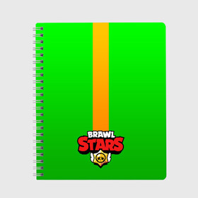 Тетрадь с принтом РЮКЗАК BRAWL STARS LEON в городе Новоалтайск, 100% бумага | 48 листов, плотность листов — 60 г/м2, плотность картонной обложки — 250 г/м2. Листы скреплены сбоку удобной пружинной спиралью. Уголки страниц и обложки скругленные. Цвет линий — светло-серый
 | Тематика изображения на принте: android | brawl stars | bull | colt | games | leon | mobile game | stars | берли | бо | брок | ворон | джесси | динамайк | дэррил | игры | кольт | леон | мобильные игры | мортис | нита | пайпер | пенни | поко | пэм | рикошет | спайк | тара