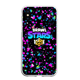 Чехол для iPhone XS Max матовый с принтом  BRAWL STARS в городе Новоалтайск, Силикон | Область печати: задняя сторона чехла, без боковых панелей | Тематика изображения на принте: brawl stars | bull | colt | games | leon | stars | берли | бо | брок | джесси | динамайк | дэррил | игры | кольт | леон | нита | пайпер | пенни | поко | пэм | рикошет | спайк | тара | фрэнк | шелли | эль примо