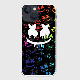 Чехол для iPhone 13 mini с принтом MARSHMELLO в городе Новоалтайск,  |  | marshmello | диджей | клуб | клубная музыка | маршмеллоу | маршмело | маршмэлло | маршмэллоу | маршмэло | музыка | электронная