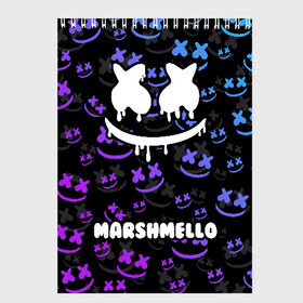 Скетчбук с принтом РЮКЗАК MARSHMELLO в городе Новоалтайск, 100% бумага
 | 48 листов, плотность листов — 100 г/м2, плотность картонной обложки — 250 г/м2. Листы скреплены сверху удобной пружинной спиралью | marshmello | диджей | клуб | клубная музыка | маршмеллоу | маршмело | маршмэлло | маршмэллоу | маршмэло | музыка | электронная