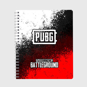 Тетрадь с принтом РЮКЗАК PUBG в городе Новоалтайск, 100% бумага | 48 листов, плотность листов — 60 г/м2, плотность картонной обложки — 250 г/м2. Листы скреплены сбоку удобной пружинной спиралью. Уголки страниц и обложки скругленные. Цвет линий — светло-серый
 | battle royal | playerunknowns battlegrounds | pubg | пабг | пубг