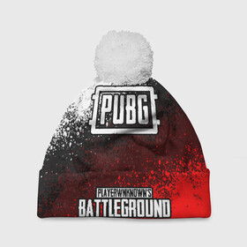 Шапка 3D c помпоном с принтом РЮКЗАК PUBG | ПАБГ в городе Новоалтайск, 100% полиэстер | универсальный размер, печать по всей поверхности изделия | Тематика изображения на принте: battle royal | playerunknowns battlegrounds | pubg | пабг | пубг