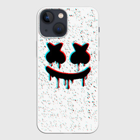 Чехол для iPhone 13 mini с принтом MARSHMELLO GLITCH в городе Новоалтайск,  |  | america | dj | marshmello | usa | америка | маршмелло