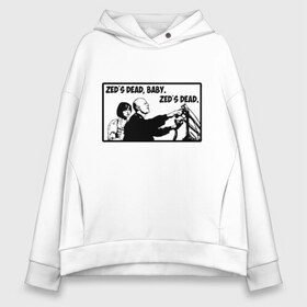 Женское худи Oversize хлопок с принтом zed is dead baby в городе Новоалтайск, френч-терри — 70% хлопок, 30% полиэстер. Мягкий теплый начес внутри —100% хлопок | боковые карманы, эластичные манжеты и нижняя кромка, капюшон на магнитной кнопке | baby | bruce | dead | fiction | pulp | quentin | tarantino | willis | zed | брюс | квентин | криминально | мотоцикл | ракета | тарантино | уиллис | чёпер | чтиво