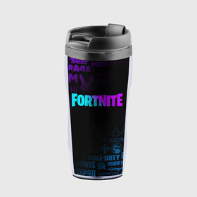 Термокружка-непроливайка с принтом FORTNITE в городе Новоалтайск, внутренняя часть — пищевой пластик, наружная часть — прозрачный пластик, между ними — полиграфическая вставка с рисунком | объем — 350 мл, герметичная крышка | Тематика изображения на принте: borderlands | call of duty | counter strike | cs go | dark souls | devil may cry | dmc | face | fallout | far cry | stalker | tes | the elder scrolls | the last of us | the witcher | warframe | watch dogs | варфрейм | ведьмак | масс эффект |