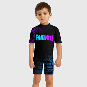 Детский купальный костюм 3D с принтом FORTNITE  в городе Новоалтайск, Полиэстер 85%, Спандекс 15% | застежка на молнии на спине | borderlands | call of duty | counter strike | cs go | dark souls | devil may cry | dmc | face | fallout | far cry | stalker | tes | the elder scrolls | the last of us | the witcher | warframe | watch dogs | варфрейм | ведьмак | масс эффект |