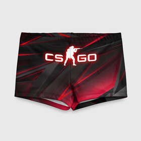 Детские купальные плавки 3D с принтом CS GO в городе Новоалтайск, Полиэстер 85%, Спандекс 15% | Слитный крой, подклад по переду изделия, узкие бретели | Тематика изображения на принте: astralis | awp | counter strike | cs go | cs go global offensive | faze clan | hyper beast | team liquid | астралис | тим ликвид | фейз клан | хайпер бист