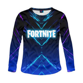 Женский лонгслив 3D с принтом FORTNITE 10 СЕЗОН в городе Новоалтайск, 100% полиэстер | длинные рукава, круглый вырез горловины, полуприлегающий силуэт | fortnite | fortnite x | фортнайт