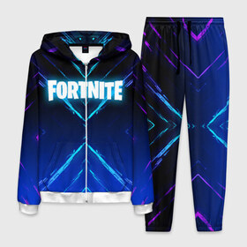 Мужской костюм 3D с принтом FORTNITE 10 СЕЗОН в городе Новоалтайск, 100% полиэстер | Манжеты и пояс оформлены тканевой резинкой, двухслойный капюшон со шнурком для регулировки, карманы спереди | fortnite | fortnite x | фортнайт
