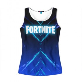 Женская майка 3D с принтом FORTNITE 10 СЕЗОН в городе Новоалтайск, 100% полиэстер | круглая горловина, прямой силуэт, длина до линии бедра | fortnite | fortnite x | фортнайт