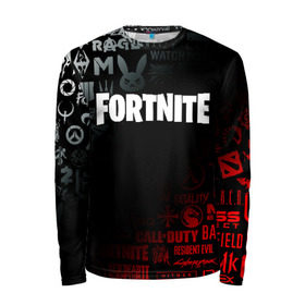 Мужской лонгслив 3D с принтом FORTNITE 10 СЕЗОН в городе Новоалтайск, 100% полиэстер | длинные рукава, круглый вырез горловины, полуприлегающий силуэт | beyond good and evil | brawl stars | call of duty | cyberpunk 2077 | death stranding | detroit become human | far cry | fortnite | overwatch | tes | the elder scrolls | the last of us | warframe | watch dogs | варфрейм | киберпанк 2077 | мас
