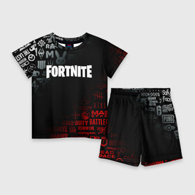 Детский костюм с шортами 3D с принтом FORTNITE 10 СЕЗОН в городе Новоалтайск,  |  | Тематика изображения на принте: beyond good and evil | brawl stars | call of duty | cyberpunk 2077 | death stranding | detroit become human | far cry | fortnite | overwatch | tes | the elder scrolls | the last of us | warframe | watch dogs | варфрейм | киберпанк 2077 | мас