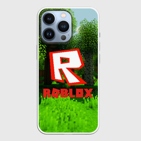 Чехол для iPhone 13 Pro с принтом ROBLOX в городе Новоалтайск,  |  | game | gamer | logo | minecraft | roblox | simulator | игра | конструктор | лого | симулятор | строительство | фигура