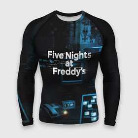 Мужской рашгард 3D с принтом FIVE NIGHTS AT FREDDYS в городе Новоалтайск,  |  | 5 ночей с фредди | animation | bonnie | chica | five nights at freddys | fnaf | foxy | freddy | funny | horror | scary | бонни | майк | пять | ужас | фнаф | фокси | фредди | чика | шмидт