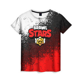 Женская футболка 3D с принтом BRAWL STARS в городе Новоалтайск, 100% полиэфир ( синтетическое хлопкоподобное полотно) | прямой крой, круглый вырез горловины, длина до линии бедер | brawl stars | bull | colt | leon | stars | берли | бо | брок | ворон | джесси | динамайк | дэррил | кольт | леон | мортис | нита | пайпер | пенни | поко | пэм | рикошет | спайк | тара | фрэнк | шелли | эль примо