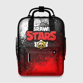 Женский рюкзак 3D с принтом BRAWL STARS в городе Новоалтайск, 100% полиэстер | лямки с регулируемой длиной, сверху ручки, чтобы рюкзак нести как сумку. Основное отделение закрывается на молнию, как и внешний карман. Внутри два дополнительных кармана, один из которых закрывается на молнию. По бокам два дополнительных кармашка, куда поместится маленькая бутылочка
 | brawl stars | bull | colt | leon | stars | берли | бо | брок | ворон | джесси | динамайк | дэррил | кольт | леон | мортис | нита | пайпер | пенни | поко | пэм | рикошет | спайк | тара | фрэнк | шелли | эль примо