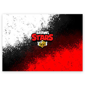 Поздравительная открытка с принтом BRAWL STARS в городе Новоалтайск, 100% бумага | плотность бумаги 280 г/м2, матовая, на обратной стороне линовка и место для марки
 | brawl stars | bull | colt | leon | stars | берли | бо | брок | ворон | джесси | динамайк | дэррил | кольт | леон | мортис | нита | пайпер | пенни | поко | пэм | рикошет | спайк | тара | фрэнк | шелли | эль примо