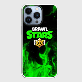 Чехол для iPhone 13 Pro с принтом BRAWL STARS | БРАВЛ СТАРС ЗЕЛЁНЫЙ ОГОНЬ в городе Новоалтайск,  |  | Тематика изображения на принте: brawl stars | bull | colt | leon | stars | берли | бо | брок | ворон | джесси | динамайк | дэррил | кольт | леон | мортис | нита | пайпер | пенни | поко | пэм | рикошет | спайк | тара | фрэнк | шелли | эль примо