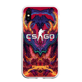 Чехол для iPhone XS Max матовый с принтом CS GO СКОРОСТНОЙ ЗВЕРЬ в городе Новоалтайск, Силикон | Область печати: задняя сторона чехла, без боковых панелей | astralis | awp | counter strike | cs go | cs go global offensive | cs:go | faze clan | hyper beast | team liquid | астралис | кс го | тим ликвид | фейз клан | хайпер бист