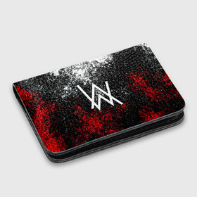 Картхолдер с принтом с принтом ALAN WALKER в городе Новоалтайск, натуральная матовая кожа | размер 7,3 х 10 см; кардхолдер имеет 4 кармана для карт; | Тематика изображения на принте: alan walker | aw | electro | electro music | music | алан уокер | музыка | музыкант | электро | электронная музыка