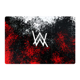 Магнитный плакат 3Х2 с принтом ALAN WALKER в городе Новоалтайск, Полимерный материал с магнитным слоем | 6 деталей размером 9*9 см | alan walker | aw | electro | electro music | music | алан уокер | музыка | музыкант | электро | электронная музыка