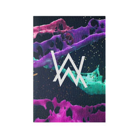 Обложка для паспорта матовая кожа с принтом ALAN WALKER в городе Новоалтайск, натуральная матовая кожа | размер 19,3 х 13,7 см; прозрачные пластиковые крепления | Тематика изображения на принте: alan walker | aw | electro | electro music | music | алан уокер | музыка | музыкант | электро | электронная музыка