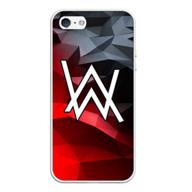 Чехол для iPhone 5/5S матовый с принтом ALAN WALKER в городе Новоалтайск, Силикон | Область печати: задняя сторона чехла, без боковых панелей | alan walker | aw | electro | electro music | music | алан уокер | музыка | музыкант | электро | электронная музыка