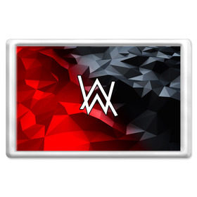 Магнит 45*70 с принтом ALAN WALKER в городе Новоалтайск, Пластик | Размер: 78*52 мм; Размер печати: 70*45 | alan walker | aw | electro | electro music | music | алан уокер | музыка | музыкант | электро | электронная музыка