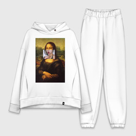 Женский костюм хлопок Oversize с принтом Мона лиза в городе Новоалтайск,  |  | mona lisa | леонардо винчи | мона лиза | мона лиза картина | мона лиза леонардо | мона лиза одежда